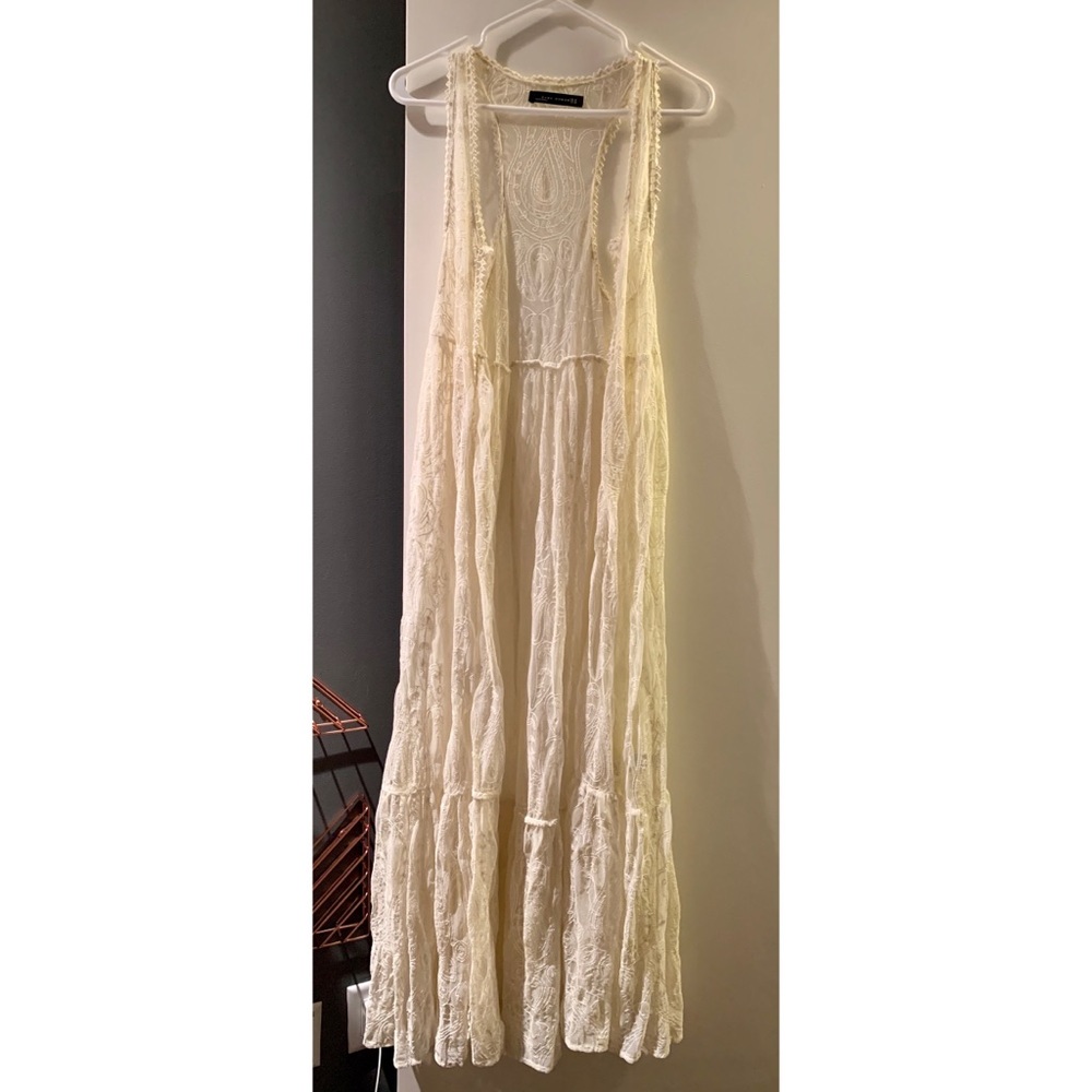 Beige / Cream Long Vest / Tunic